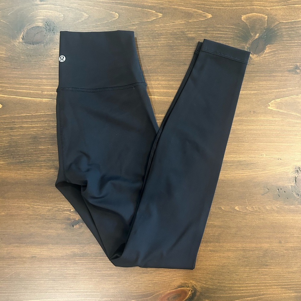 Lululemon black wunder train leggings